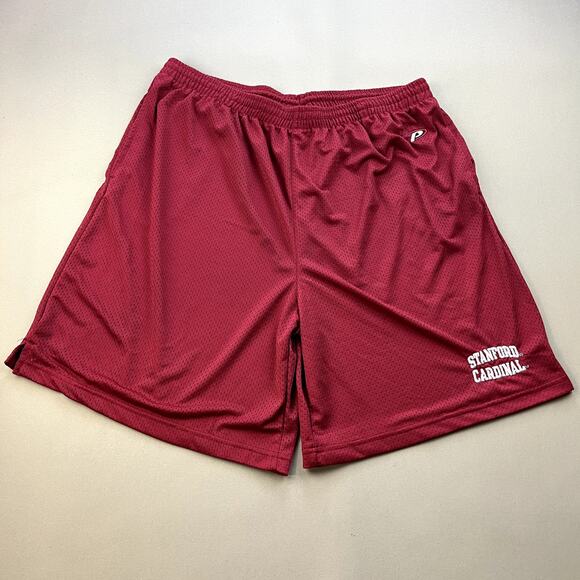 Vintage Stanford University Shorts Mens XXL Red Pro Player Cardinals NCAA 90s - Picture 1 of 12
